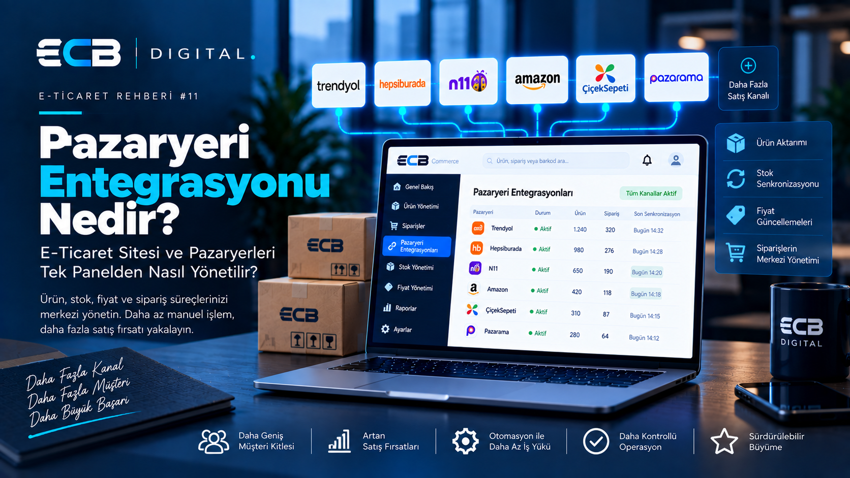 Pazaryeri Entegrasyonu Nedir? Nasıl Çalışır? | ECB Digital