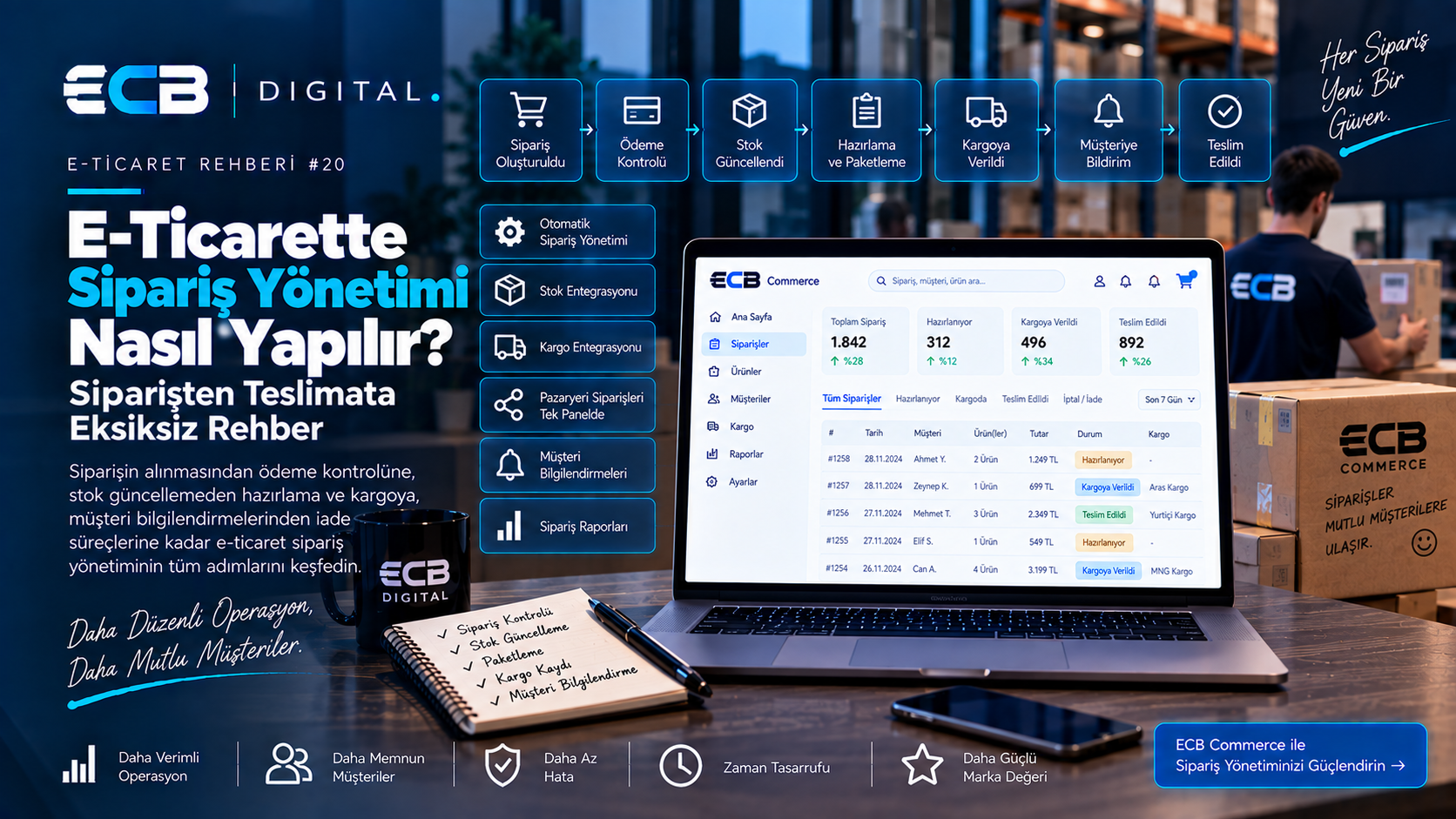 E-Ticarette Sipariş Yönetimi Nasıl Yapılır? | ECB Digital